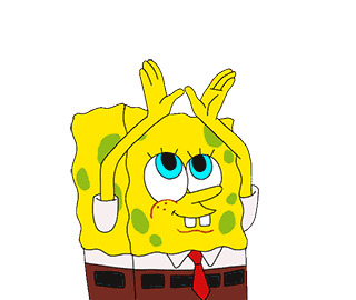 Bob l'Eponge animation au hover