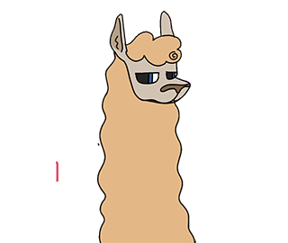 Llama Cool J animation au hover